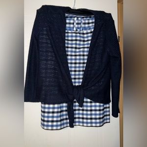 Women’s skirt & light cover that ties at bottom, Cato Brand, Size L